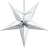 Image de Étoile en papier argent 30cm
