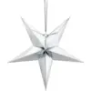 Image de Étoile en papier argent 45cm