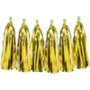 Image de Guirlande tassel or 12 pompons