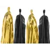 Image de Guirlande tassel Or et Noir 12 pompons
