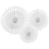 Image de Rosaces décoratives, blanc, 20-30cm (3 pièces)
