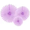 Image de Rosaces décoratives, lavande, 20-40cm (3 pièces)