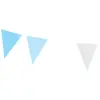 Image de Guirlande en papier bleu avec motifs