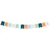 Image de Guirlande Happy Birthday multicolor avec inscription Or