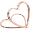 Image de Lot de 10 portes cartes Coeurs, or rose
