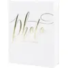 Image de Album photo blanc avec inscription doré