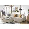 Image de Pouf NIHAD velours côtelé beige BOBOCHIC
