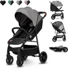 Image de Poussette canne LIONELO Zoey - De 6 à 36 mois - Capote XXL pour protection solaire - Gris en occasion ou reconditionné