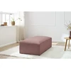 Image de Pouf pour canapé modulable MEGEVE tissu chiné rose BOBOCHIC