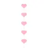 Image de Guirlande de Coeur verticale - Rose - 3 mètres