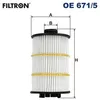 Image de Filtre à huile FILTRON OE 671/5