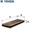 Image de Filtre d'habitacle (filtre à pollen) FILTRON K 1042A