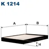 Image de Filtre d'habitacle (filtre à pollen) FILTRON K 1214