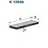 Image de Filtre d'habitacle (filtre à pollen) FILTRON K 1294A