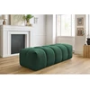 Image de Pouf MONT-BLANC velours vert BOBOCHIC