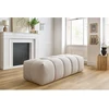 Image de Pouf MONT-BLANC tissu beige BOBOCHIC