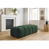 Image de Pouf MONT-BLANC tissu vert BOBOCHIC