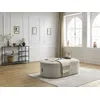 Image de Pouf pour canapé modulable ROUSSEAU tissu texturé beige BOBOCHIC