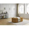 Image de Pouf pour canapé modulable ROUSSEAU tissu texturé jaune BOBOCHIC