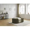 Image de Pouf pour canapé modulable ROUSSEAU tissu texturé vert BOBOCHIC