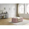 Image de Pouf pour canapé modulable ROUSSEAU velours côtelé violet BOBOCHIC