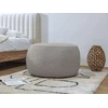 Image de Pouf rond MERINOS gris clair BOBOCHIC