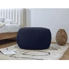 Image de Pouf rond MERINOS bleu foncé BOBOCHIC