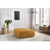 Image de Pouf grand JEANNE tissu velours jaune BOBOCHIC