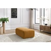 Image de Pouf petit JEANNE tissu texturé jaune BOBOCHIC