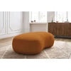 Image de Pouf SAINT-GERMAIN tissu bouclette jaune BOBOCHIC