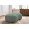 Image de Pouf SAINT-GERMAIN tissu bouclette vert BOBOCHIC