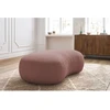 Image de Pouf SAINT-GERMAIN tissu bouclette rose BOBOCHIC