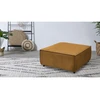Image de Pouf pour canapé modulable NIHAD tissu velours côtelé jaune BOBOCHIC