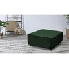 Image de Pouf pour canapé modulable NIHAD tissu velours côtelé vert foncé BOBOCHIC