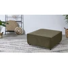 Image de Pouf pour canapé modulable NIHAD tissu velours côtelé vert clair BOBOCHIC
