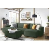 Image de Pouf NIHAD velours côtelé vert foncé BOBOCHIC