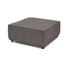 Image de Pouf pour canapé modulable NIHAD tissu velours côtelé marron BOBOCHIC