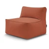 Image de Chauffeuse 1 place sans accoudoir pour canapé de jardin modulable RIVIERA orange BOBOCHIC