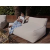 Image de Chauffeuse 2 places sans accoudoir pour canapé de jardin modulable RIVIERA beige BOBOCHIC