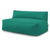 Image de Chauffeuse 2 places sans accoudoir pour canapé de jardin modulable RIVIERA bleu clair BOBOCHIC