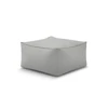 Image de Pouf pour canapé de jardin modulable RIVIERA gris clair BOBOCHIC