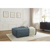 Image de Pouf BOHEME velours côtelé bleu foncé BOBOCHIC