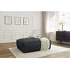 Image de Pouf BOHEME velours côtelé noir BOBOCHIC