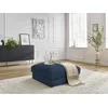 Image de Pouf LEONARD velours côtelé bleu foncé BOBOCHIC