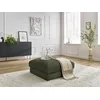 Image de Pouf LEONARD velours côtelé vert clair BOBOCHIC