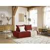 Image de Chauffeuse 2 places sans accoudoirs ELISA orange BOBOCHIC 2 places