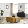 Image de Pouf ARSENE tissu velours jaune BOBOCHIC