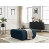 Image de Pouf ARSENE tissu velours bleu BOBOCHIC