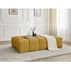 Image de Pouf EVEREST tissu texturé jaune BOBOCHIC