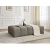 Image de Pouf EVEREST tissu texturé taupe BOBOCHIC